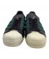 adidas (アディダス) スニーカー SUPER STAR 80’s ブラック×グリーン サイズ:27.5：11000円