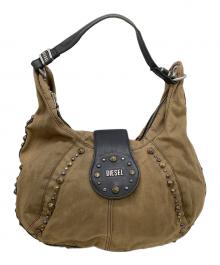 DIESEL（ディーゼル）の古着「ハーフムーンショルダーバッグ」｜ブラウン