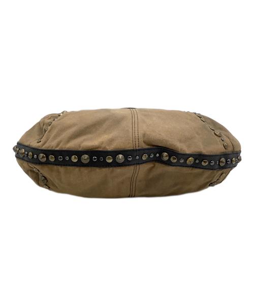 DIESEL（ディーゼル）DIESEL (ディーゼル) ハーフムーンショルダーバッグ ブラウンの古着・服飾アイテム