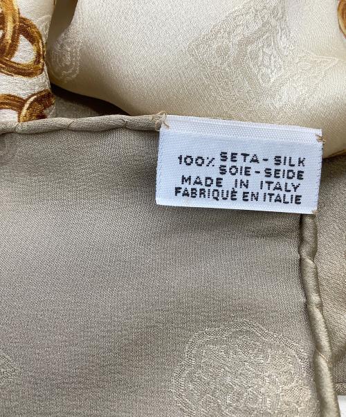 CHANEL（シャネル）CHANEL (シャネル) スカーフ ベージュ×ホワイトの古着・服飾アイテム