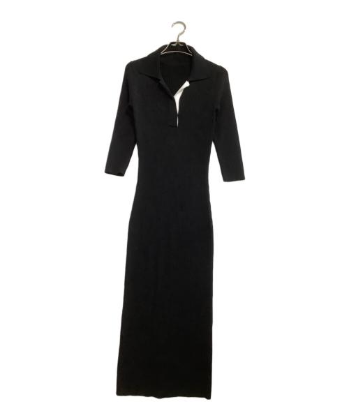 JENNE（ジェンヌ）JENNE (ジェンヌ) ニットワンピース ブラック サイズ:Mの古着・服飾アイテム