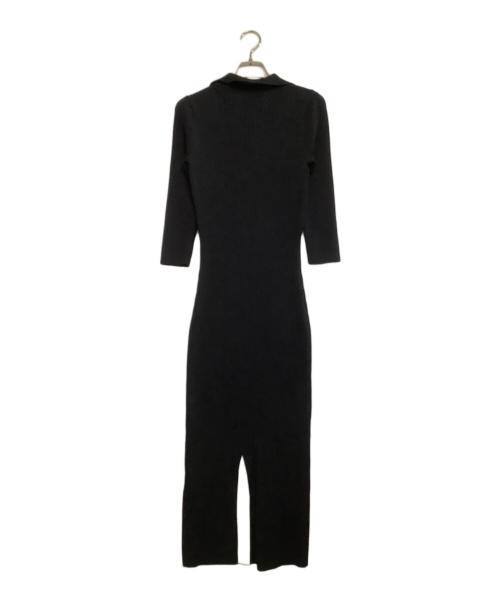 JENNE（ジェンヌ）JENNE (ジェンヌ) ニットワンピース ブラック サイズ:Mの古着・服飾アイテム