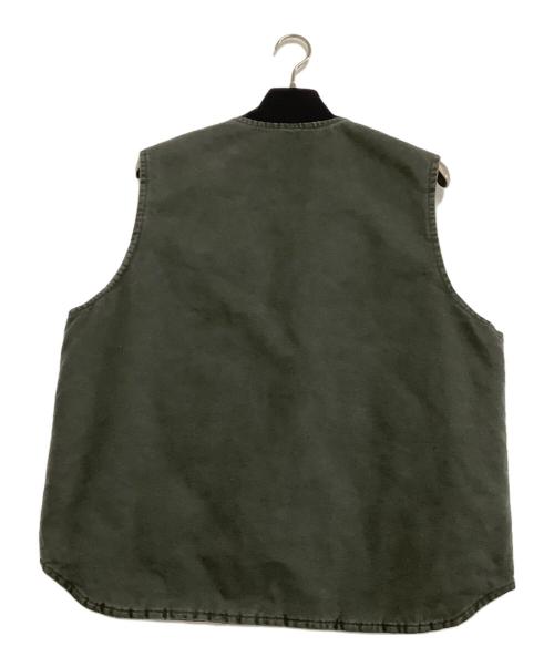 CarHartt（カーハート）CarHartt (カーハート) ダックベスト ダークグリーン サイズ:XLの古着・服飾アイテム