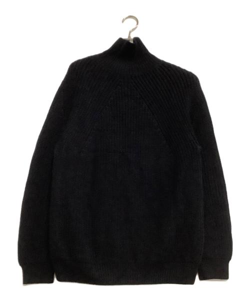 BATONER（バトナ―）BATONER (バトナ―) 厚手ニット　シグネチャータートルネックニット ブラック サイズ:2の古着・服飾アイテム