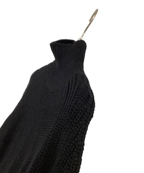 BATONER（バトナ―）BATONER (バトナ―) 厚手ニット　シグネチャータートルネックニット ブラック サイズ:2の古着・服飾アイテム