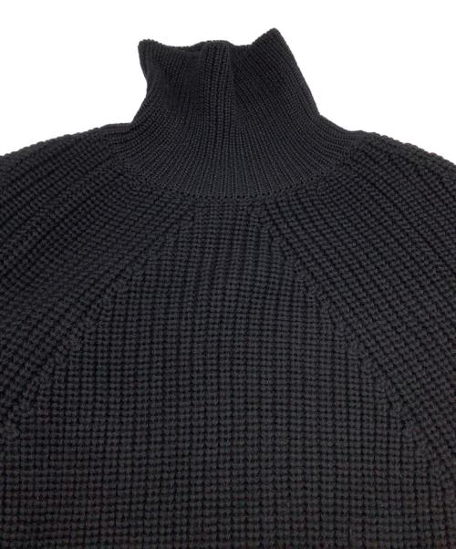 BATONER（バトナ―）BATONER (バトナ―) 厚手ニット　シグネチャータートルネックニット ブラック サイズ:2の古着・服飾アイテム