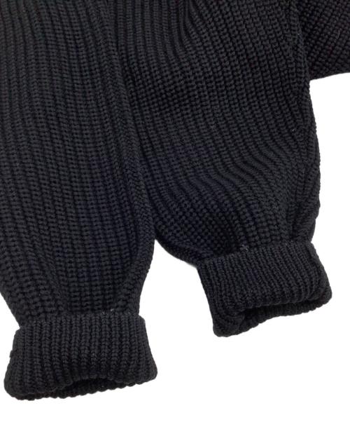 BATONER（バトナ―）BATONER (バトナ―) 厚手ニット　シグネチャータートルネックニット ブラック サイズ:2の古着・服飾アイテム