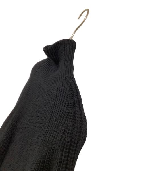 BATONER（バトナ―）BATONER (バトナ―) 厚手ニット　シグネチャータートルネックニット ブラック サイズ:2の古着・服飾アイテム