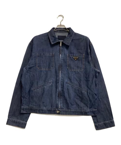 PRADA（プラダ）PRADA (プラダ) シャンブレーブルゾン インディゴ サイズ:XLの古着・服飾アイテム