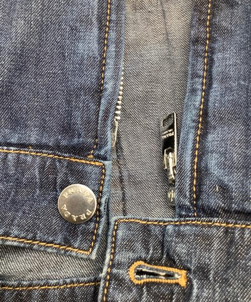 PRADA（プラダ）PRADA (プラダ) シャンブレーブルゾン インディゴ サイズ:XLの古着・服飾アイテム