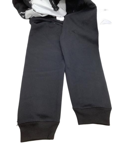 Maison Margiela（メゾンマルジェラ）Maison Margiela (メゾンマルジェラ) プルオーバーパーカー　DIAGONAL PAINT EFFECT HOODIE　20AW ブラック×ホワイト サイズ:46の古着・服飾アイテム