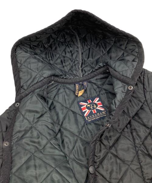 LAVENHAM（ラベンハム）LAVENHAM (ラベンハム) キルティングジャケット ブラック サイズ:38の古着・服飾アイテム