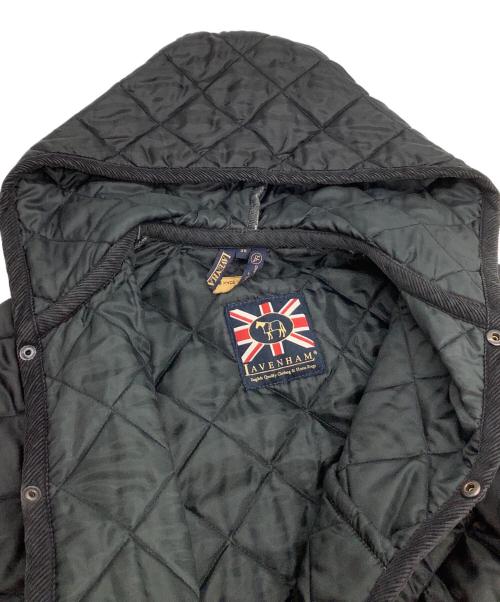 LAVENHAM（ラベンハム）LAVENHAM (ラベンハム) キルティングジャケット ブラック サイズ:38の古着・服飾アイテム