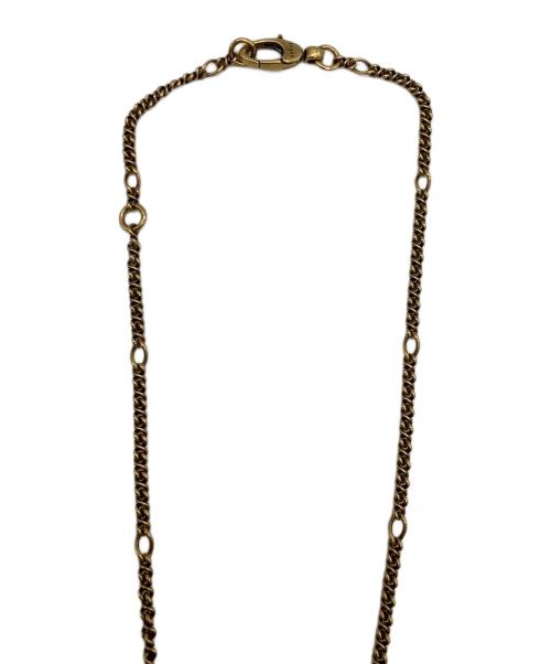 GUCCI（グッチ）GUCCI (グッチ) ライオンヘッドネックレス ゴールドカラーの古着・服飾アイテム