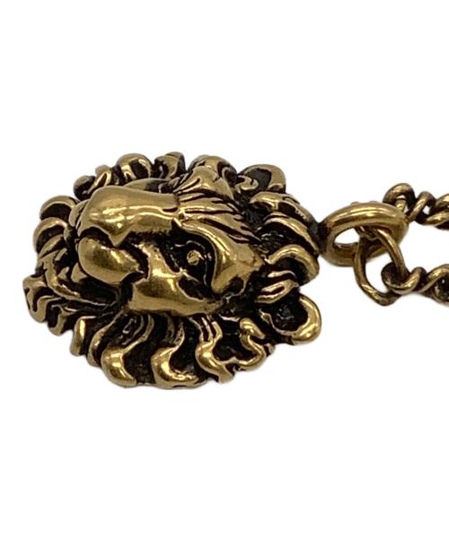 GUCCI（グッチ）GUCCI (グッチ) ライオンヘッドネックレス ゴールドカラーの古着・服飾アイテム