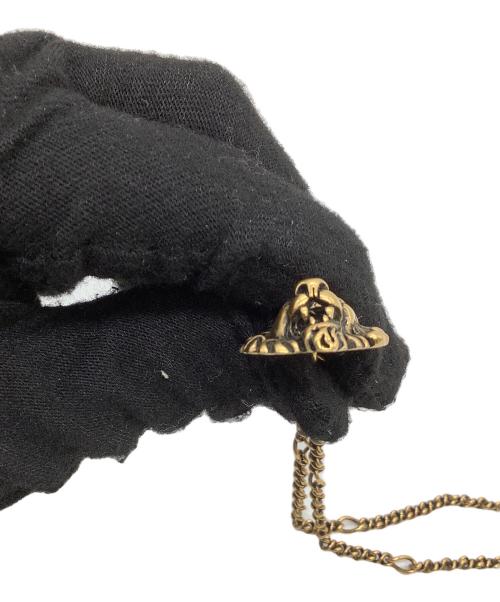 GUCCI（グッチ）GUCCI (グッチ) ライオンヘッドネックレス ゴールドカラーの古着・服飾アイテム