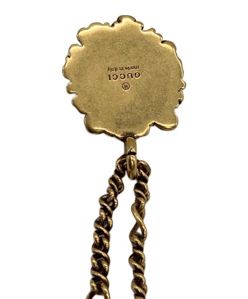 GUCCI（グッチ）GUCCI (グッチ) ライオンヘッドネックレス ゴールドカラーの古着・服飾アイテム