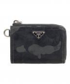 PRADAプラダ）の古着「コインケース カモフラージュ柄」｜グレー