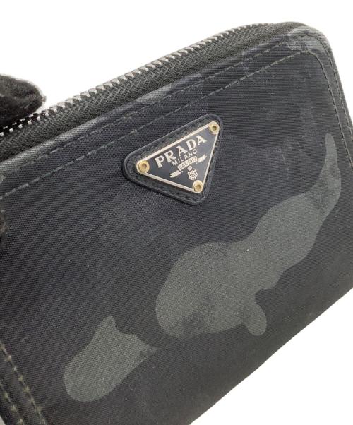 PRADA（プラダ）PRADA (プラダ) コインケース カモフラージュ柄 グレーの古着・服飾アイテム