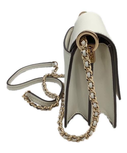 TORY BURCH（トリーバーチ）TORY BURCH (トリーバーチ) チェーンショルダーバッグ ロビンソンコンバーチブル ホワイトの古着・服飾アイテム