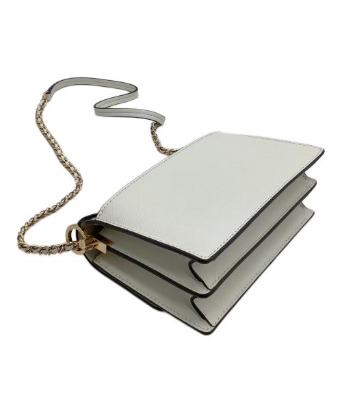 TORY BURCH（トリーバーチ）TORY BURCH (トリーバーチ) チェーンショルダーバッグ ロビンソンコンバーチブル ホワイトの古着・服飾アイテム