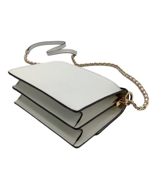 TORY BURCH（トリーバーチ）TORY BURCH (トリーバーチ) チェーンショルダーバッグ ロビンソンコンバーチブル ホワイトの古着・服飾アイテム