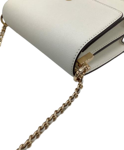 TORY BURCH（トリーバーチ）TORY BURCH (トリーバーチ) チェーンショルダーバッグ ロビンソンコンバーチブル ホワイトの古着・服飾アイテム