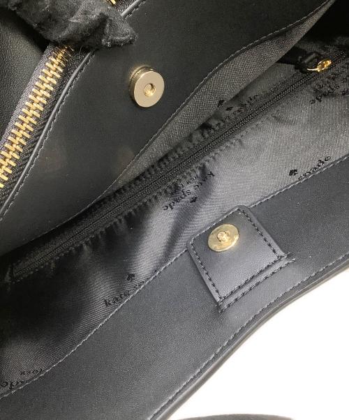 Kate Spade（ケイトスペード）Kate Spade (ケイトスペード) ケイラーラージショルダーバック ブラックの古着・服飾アイテム