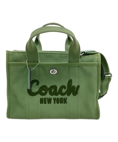 COACH（コーチ）COACH (コーチ) 2WAYバッグ カーゴトート グリーンの古着・服飾アイテム