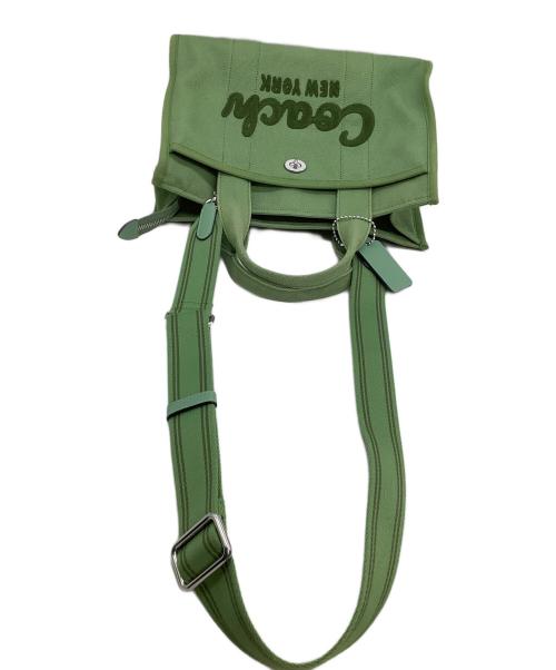 COACH（コーチ）COACH (コーチ) 2WAYバッグ カーゴトート グリーンの古着・服飾アイテム