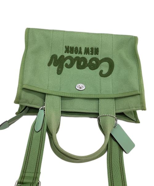 COACH（コーチ）COACH (コーチ) 2WAYバッグ カーゴトート グリーンの古着・服飾アイテム