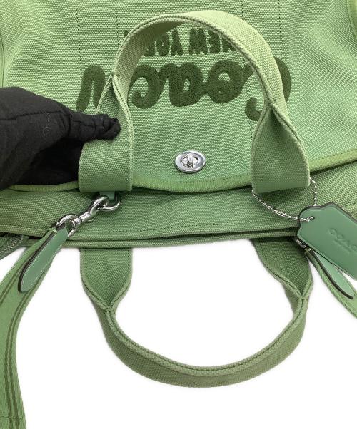 COACH（コーチ）COACH (コーチ) 2WAYバッグ カーゴトート グリーンの古着・服飾アイテム