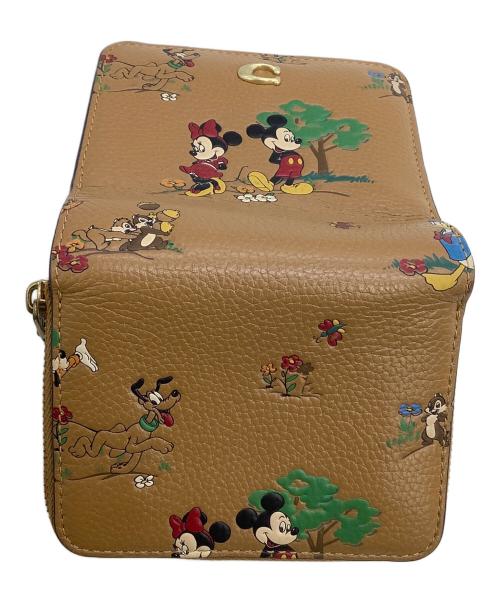 COACH（コーチ）COACH (コーチ) DISNEY (ディズニー) ラウンドファスナー財布 ビルフォールド ウォレット / ミッキー＆フレンズ ブラウンの古着・服飾アイテム