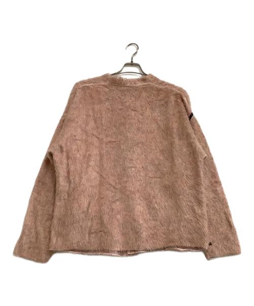 THE INOUE BROTHERS（イノウエブラザーズ）THE INOUE BROTHERS (イノウエブラザーズ) ニットカーディガン　KNIT7-3-SURI-COTTON-CARDIGAN ピンク サイズ:Mの古着・服飾アイテム