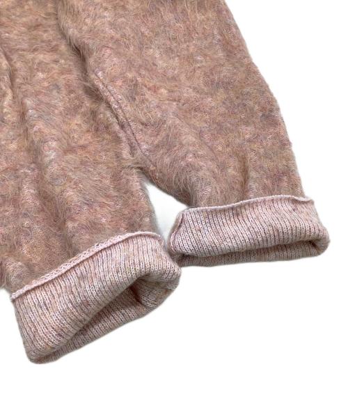 THE INOUE BROTHERS（イノウエブラザーズ）THE INOUE BROTHERS (イノウエブラザーズ) ニットカーディガン　KNIT7-3-SURI-COTTON-CARDIGAN ピンク サイズ:Mの古着・服飾アイテム