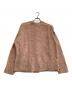 THE INOUE BROTHERS (イノウエブラザーズ) ニットカーディガン　KNIT7-3-SURI-COTTON-CARDIGAN ピンク サイズ:M：20000円