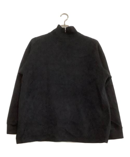 ONE GRAVITY（ワングラヴィティ）ONE GRAVITY (ワングラヴィティ) ウールリバージャージーモックネックプルオーバー ブラック サイズ:Mの古着・服飾アイテム
