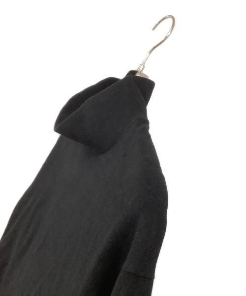 ONE GRAVITY（ワングラヴィティ）ONE GRAVITY (ワングラヴィティ) ウールリバージャージーモックネックプルオーバー ブラック サイズ:Mの古着・服飾アイテム