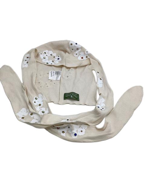 Denim Tears（デニムティアーズ）Denim Tears (デニムティアーズ) ラインストーン コットンリース  Rhinestone Cotton Wreath Duragドゥーラグ アイボリーの古着・服飾アイテム