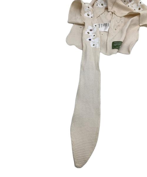 Denim Tears（デニムティアーズ）Denim Tears (デニムティアーズ) ラインストーン コットンリース  Rhinestone Cotton Wreath Duragドゥーラグ アイボリーの古着・服飾アイテム