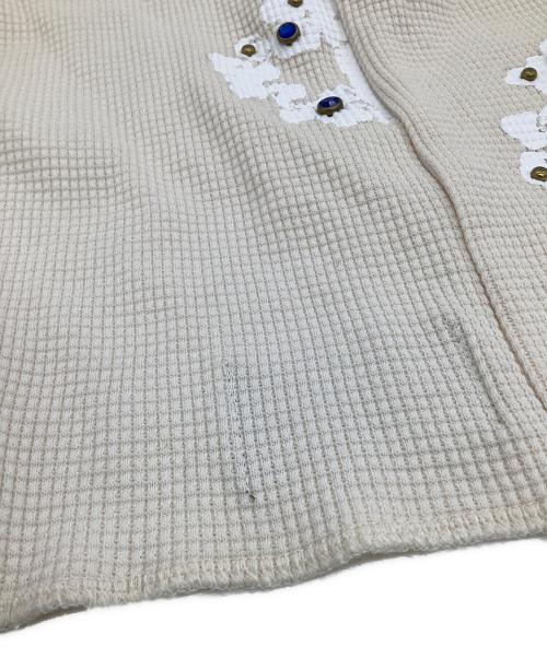 Denim Tears（デニムティアーズ）Denim Tears (デニムティアーズ) ラインストーン コットンリース  Rhinestone Cotton Wreath Duragドゥーラグ アイボリーの古着・服飾アイテム