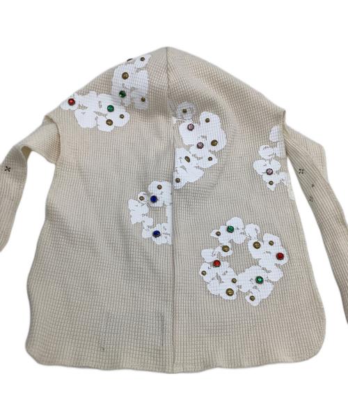 Denim Tears（デニムティアーズ）Denim Tears (デニムティアーズ) ラインストーン コットンリース  Rhinestone Cotton Wreath Duragドゥーラグ アイボリーの古着・服飾アイテム