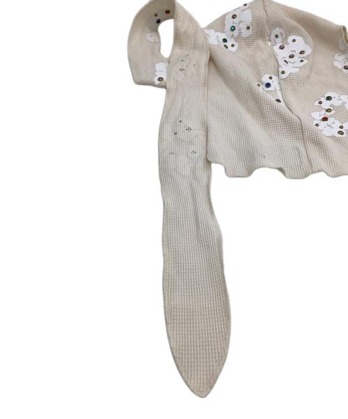 Denim Tears（デニムティアーズ）Denim Tears (デニムティアーズ) ラインストーン コットンリース  Rhinestone Cotton Wreath Duragドゥーラグ アイボリーの古着・服飾アイテム