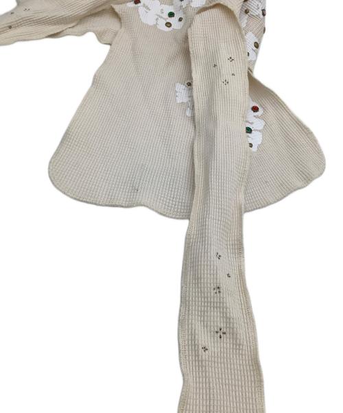 Denim Tears（デニムティアーズ）Denim Tears (デニムティアーズ) ラインストーン コットンリース  Rhinestone Cotton Wreath Duragドゥーラグ アイボリーの古着・服飾アイテム