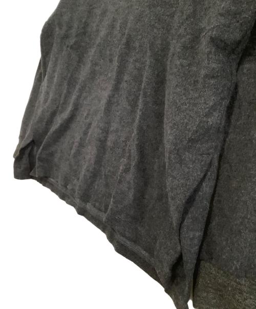 ONE GRAVITY（ワングラヴィティ）ONE GRAVITY (ワングラヴィティ) ウールリバージャージーモックネックプルオーバー グレー サイズ:Mの古着・服飾アイテム