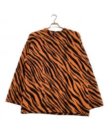 BALENCIAGA（バレンシアガ）の古着「厚手ニット」｜オレンジ×ブラック