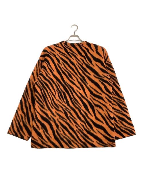 BALENCIAGA（バレンシアガ）BALENCIAGA (バレンシアガ) 厚手ニット オレンジ×ブラック サイズ:XSの古着・服飾アイテム