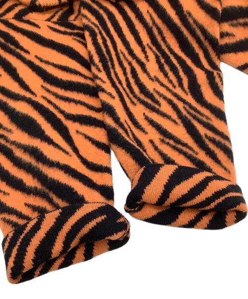 BALENCIAGA（バレンシアガ）BALENCIAGA (バレンシアガ) 厚手ニット オレンジ×ブラック サイズ:XSの古着・服飾アイテム