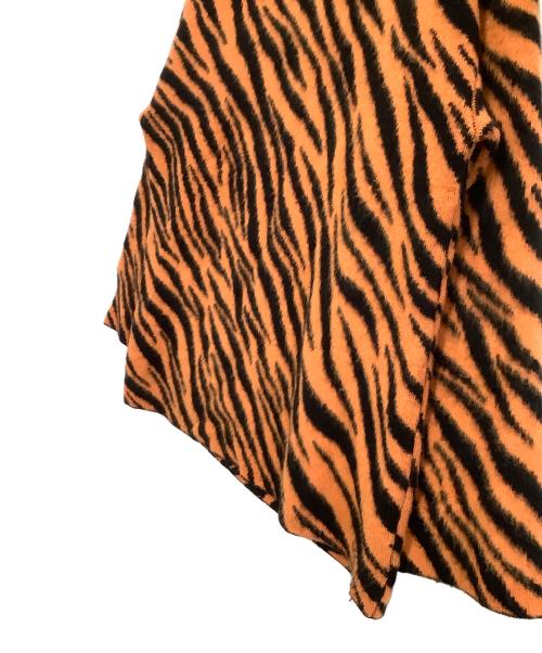 BALENCIAGA（バレンシアガ）BALENCIAGA (バレンシアガ) 厚手ニット オレンジ×ブラック サイズ:XSの古着・服飾アイテム