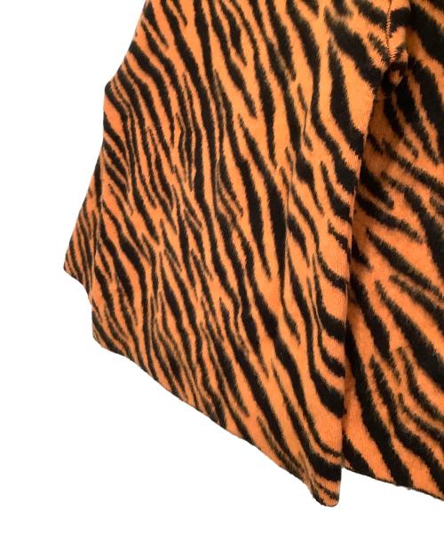 BALENCIAGA（バレンシアガ）BALENCIAGA (バレンシアガ) 厚手ニット オレンジ×ブラック サイズ:XSの古着・服飾アイテム